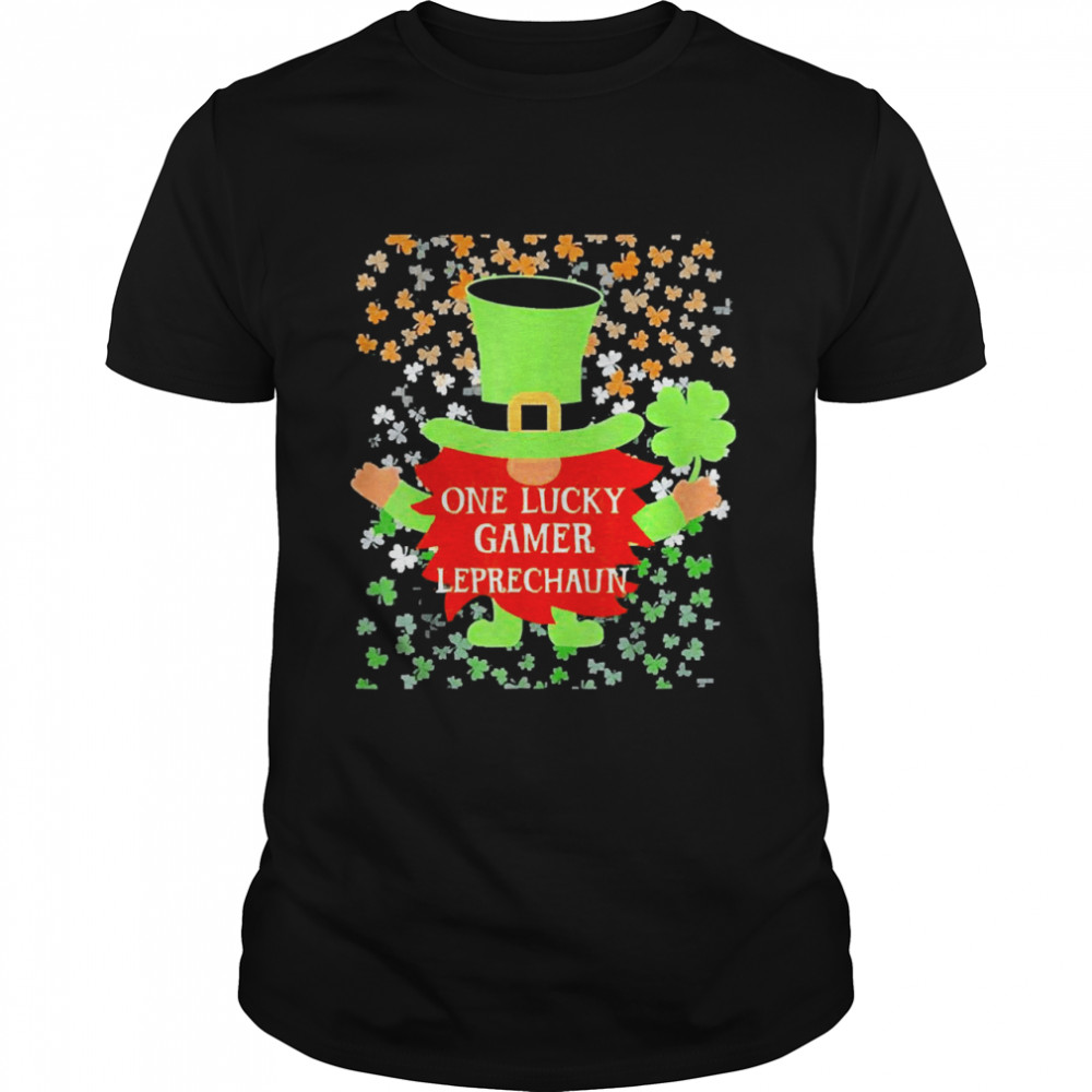 Gamer St Patrick’s Day Lucky Gnome Family Matching Shirt