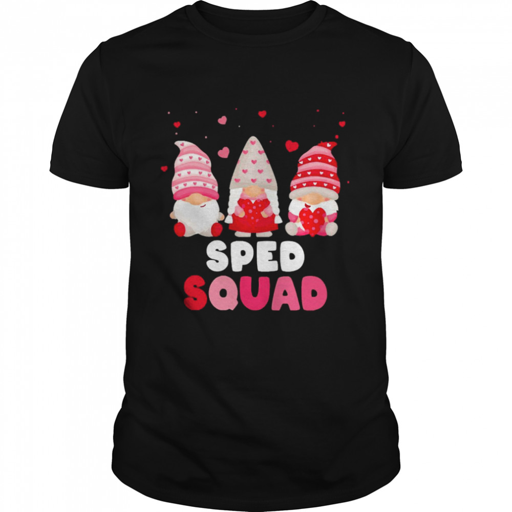 Happy Valentines Day Gnome Sped Squad Shirt