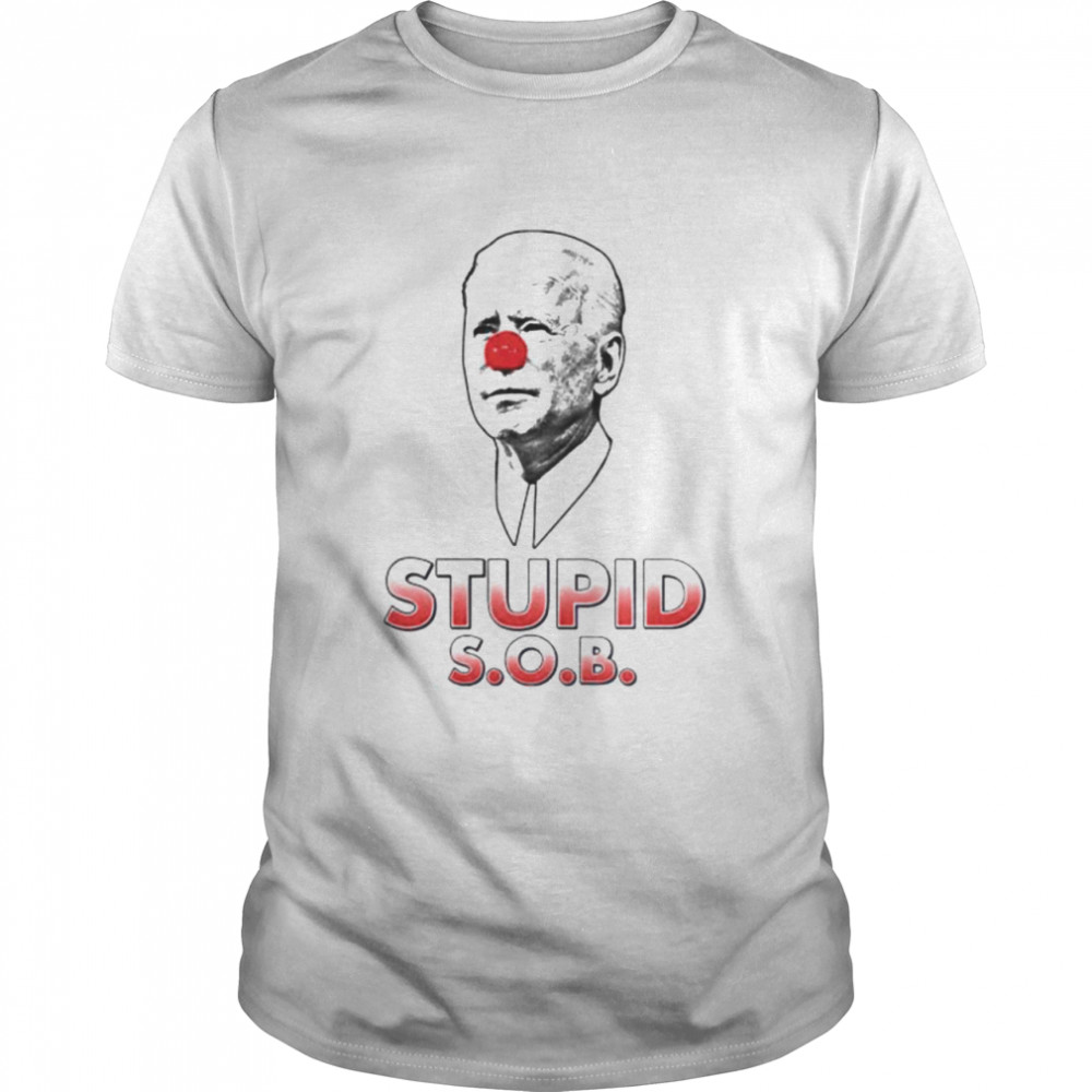 biden clown stupid SOB shirt Classic Men's T-shirt