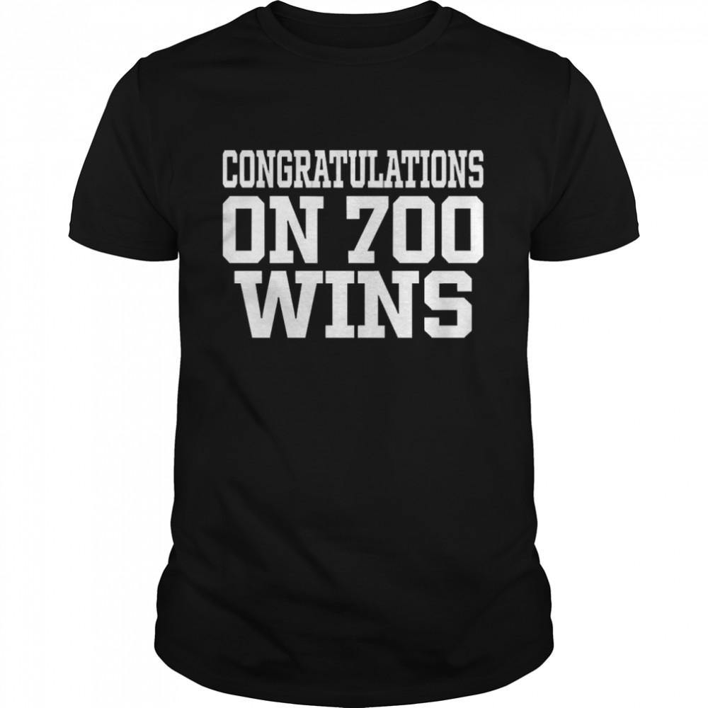 Congratulations On 700 Wins  Classic Men's T-shirt