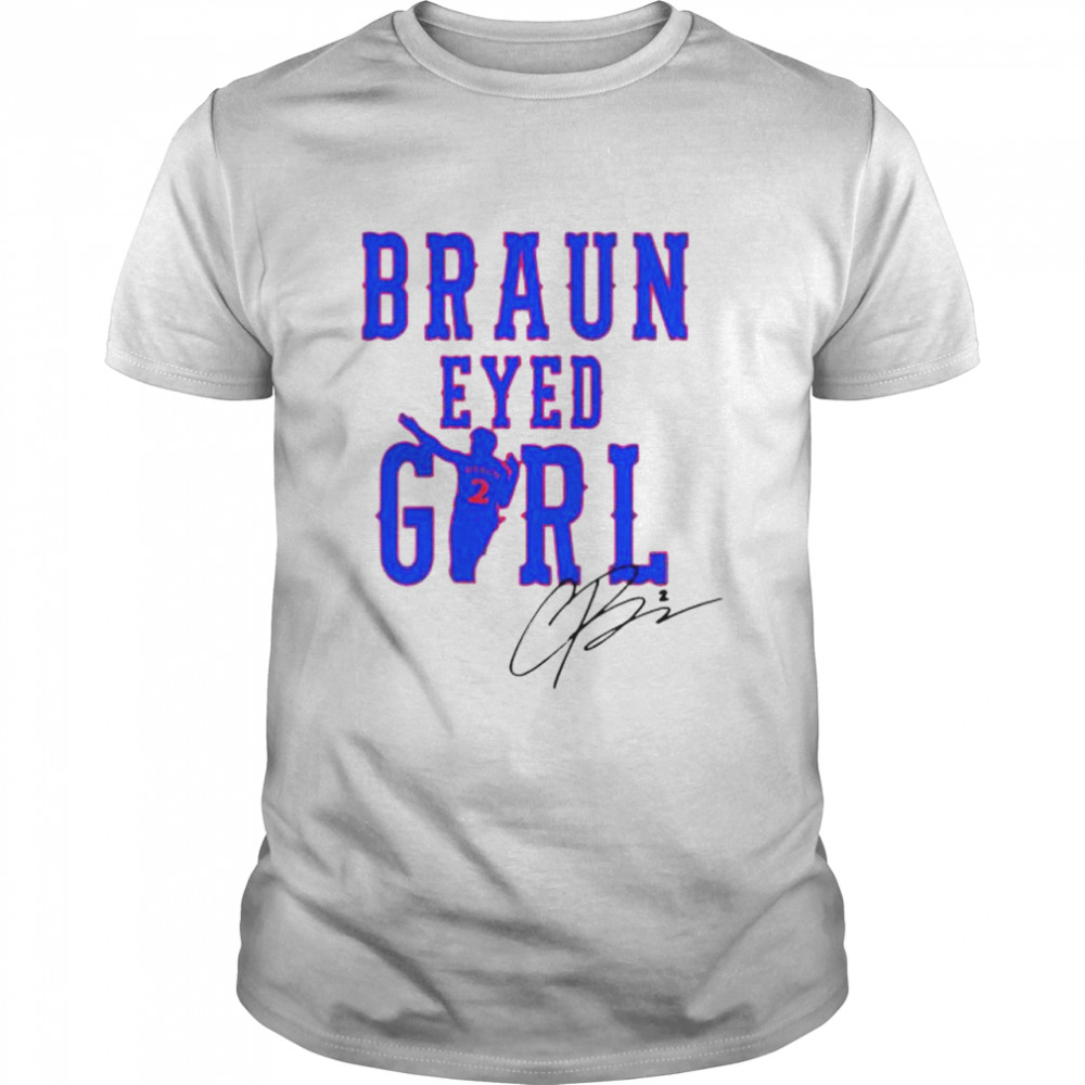 Christian Braun braun eyed girl signature shirt Classic Men's T-shirt