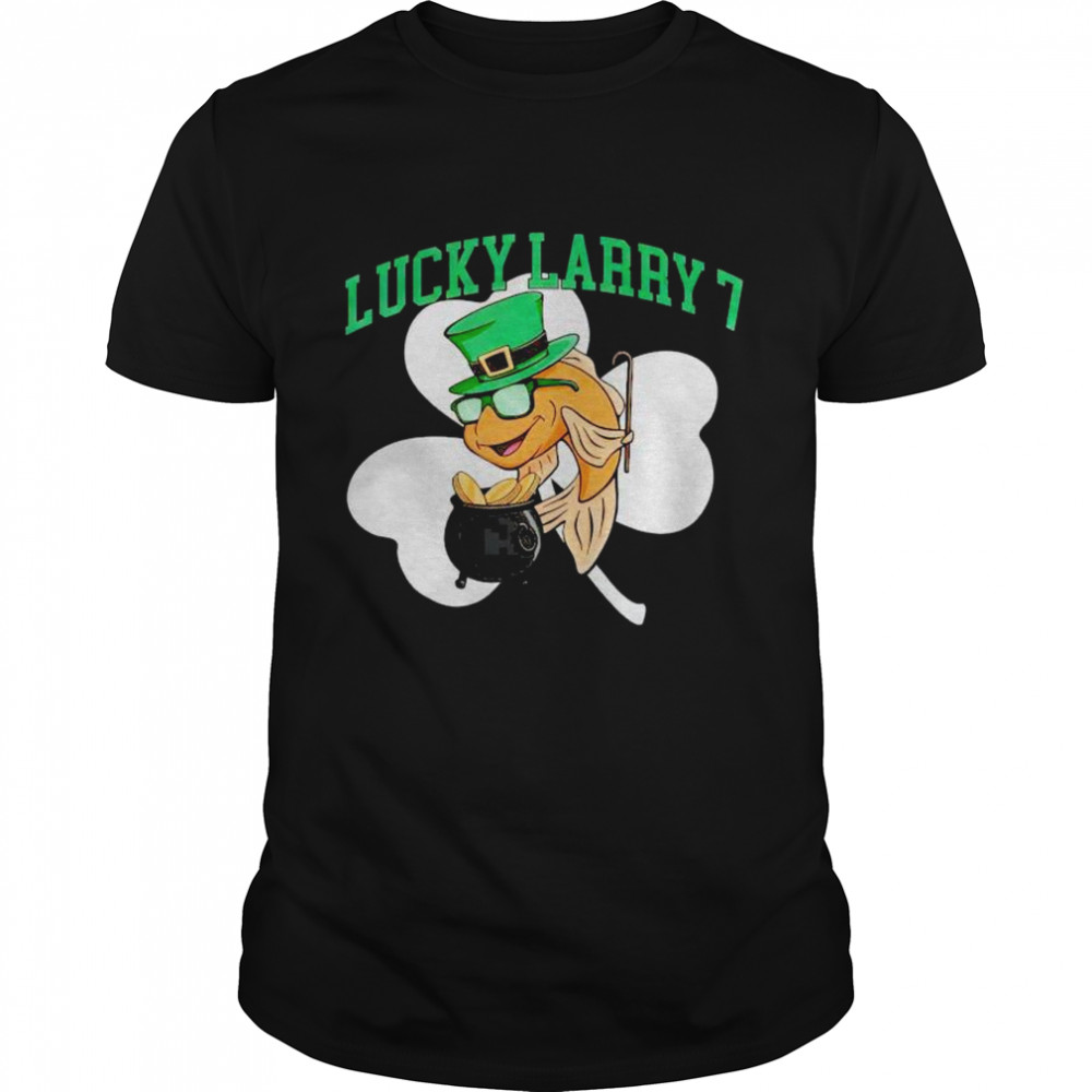 Fish lucky larry 7 St Patrick’s day shirt Classic Men's T-shirt