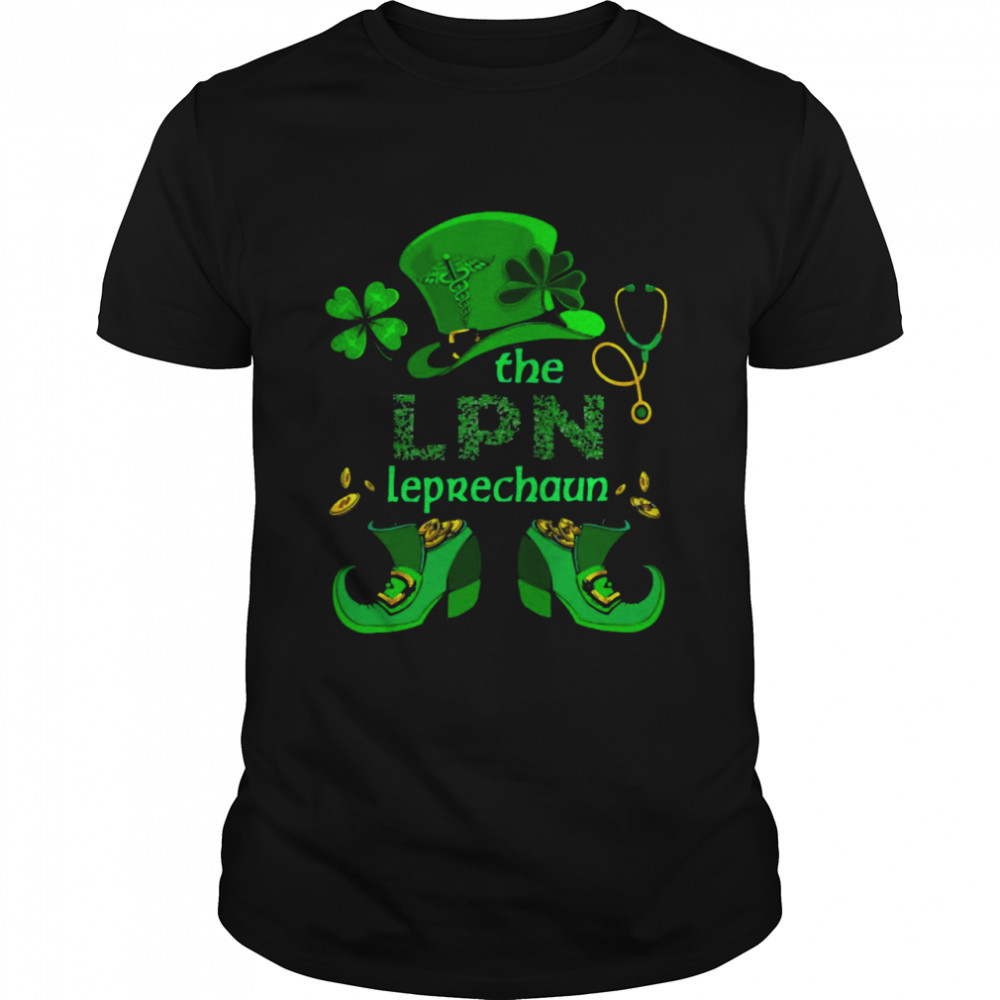 Nurse The LPN Leprechaun St Patrick’s Day  Classic Men's T-shirt