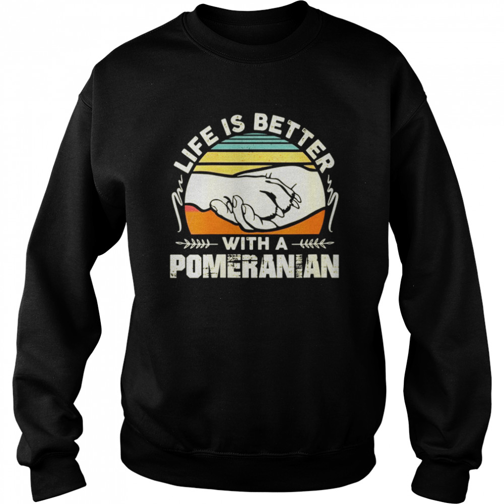 Pomeranian  Dog Mom Dog  Unisex Sweatshirt