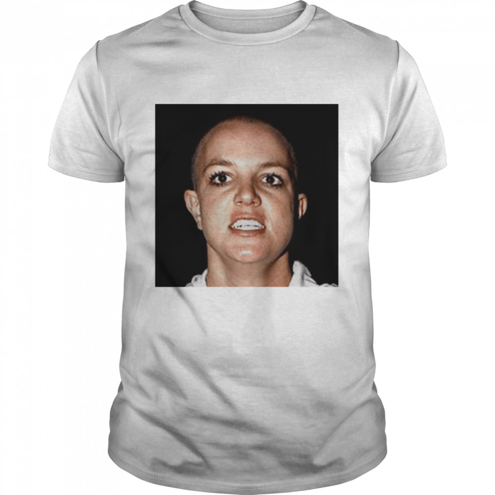 britney spears bald t shirt