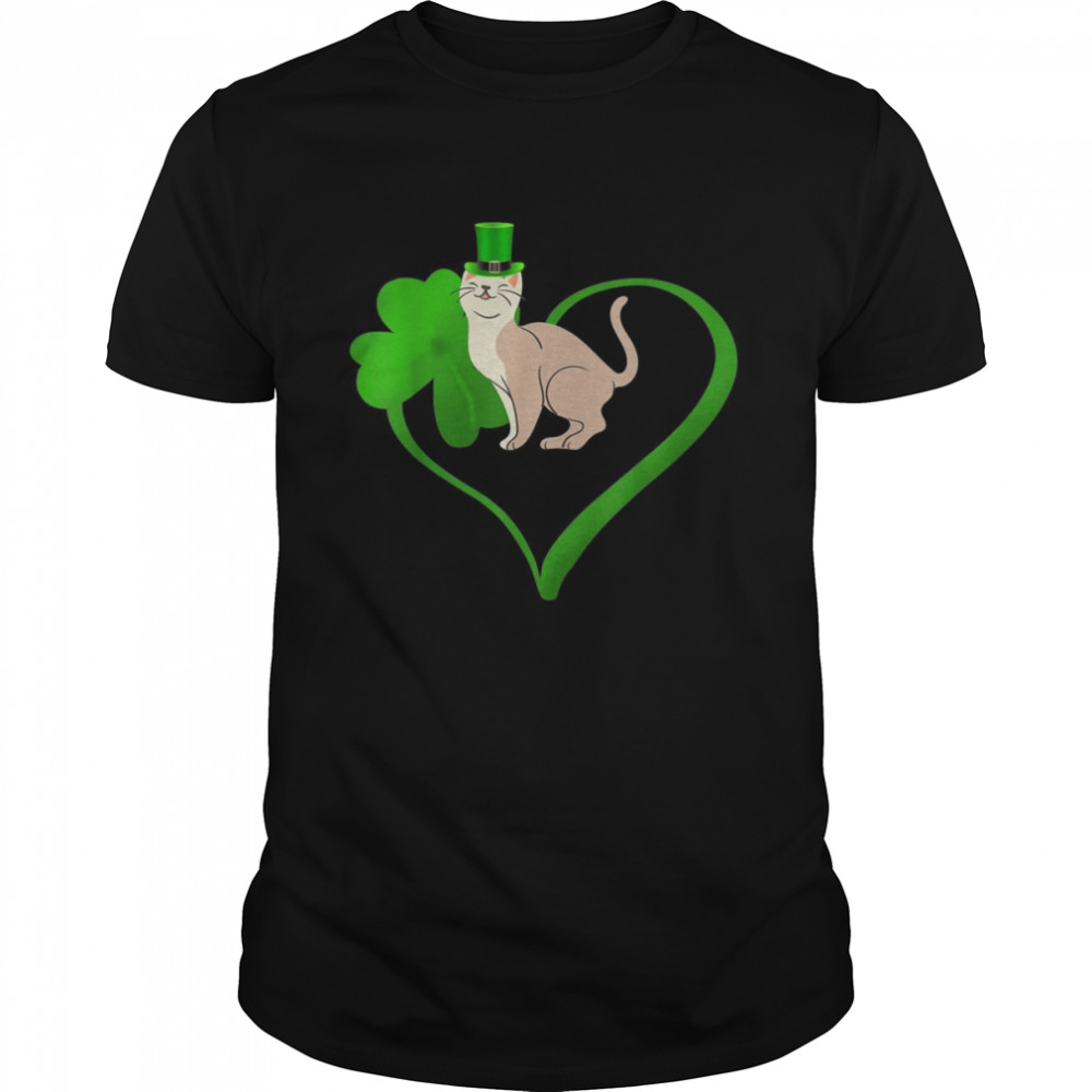 Irish cat green saint patrick day 2022 lucky st pattys  Classic Men's T-shirt