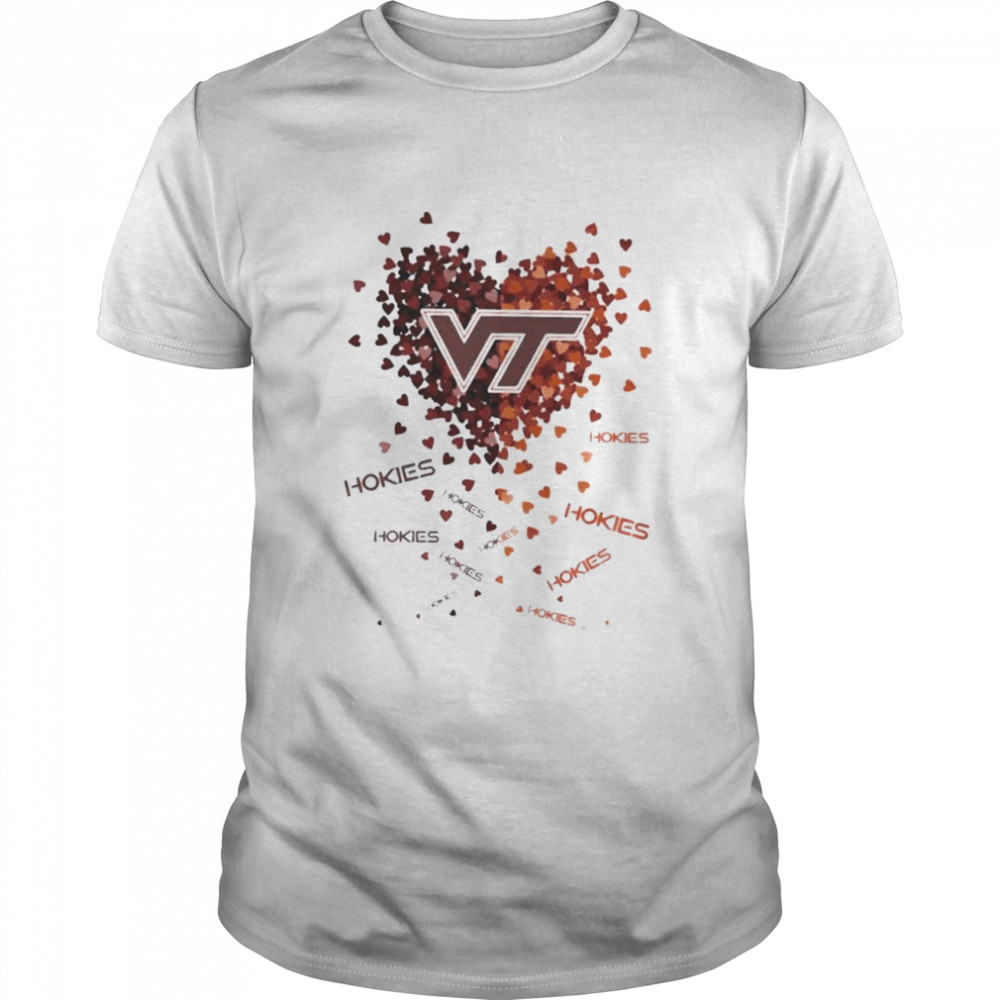 Virginia Tech Hokies football in my Heart shirt Classic Men's T-shirt