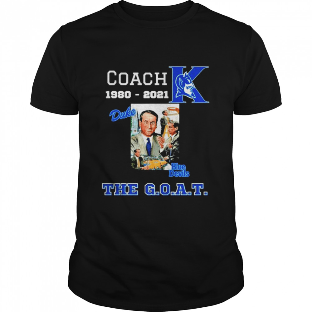 Duke Blue Devils Basketball Coach K shirt