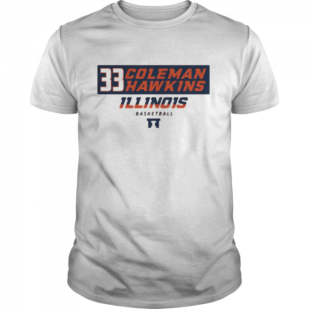 Illinois Fighting Illini Coleman Hawkins #33 shirt