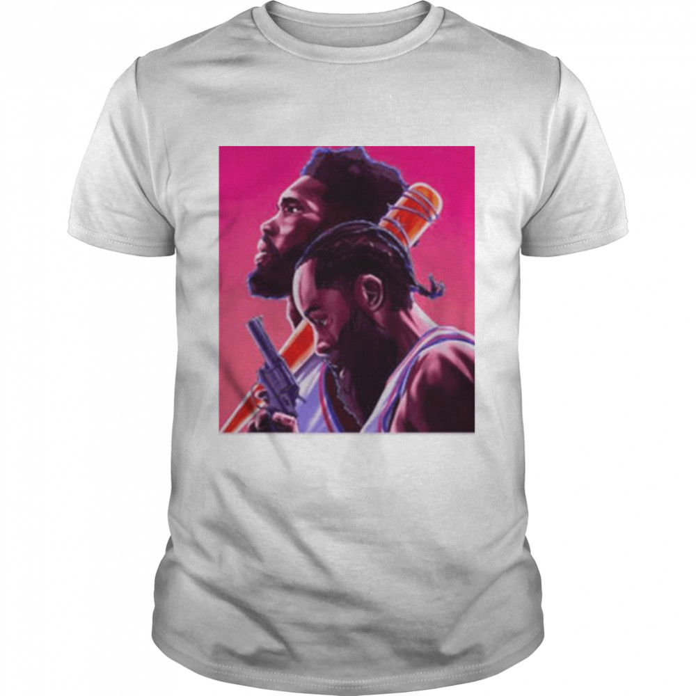 James Harden And Joel Embiid Poster T-shirt