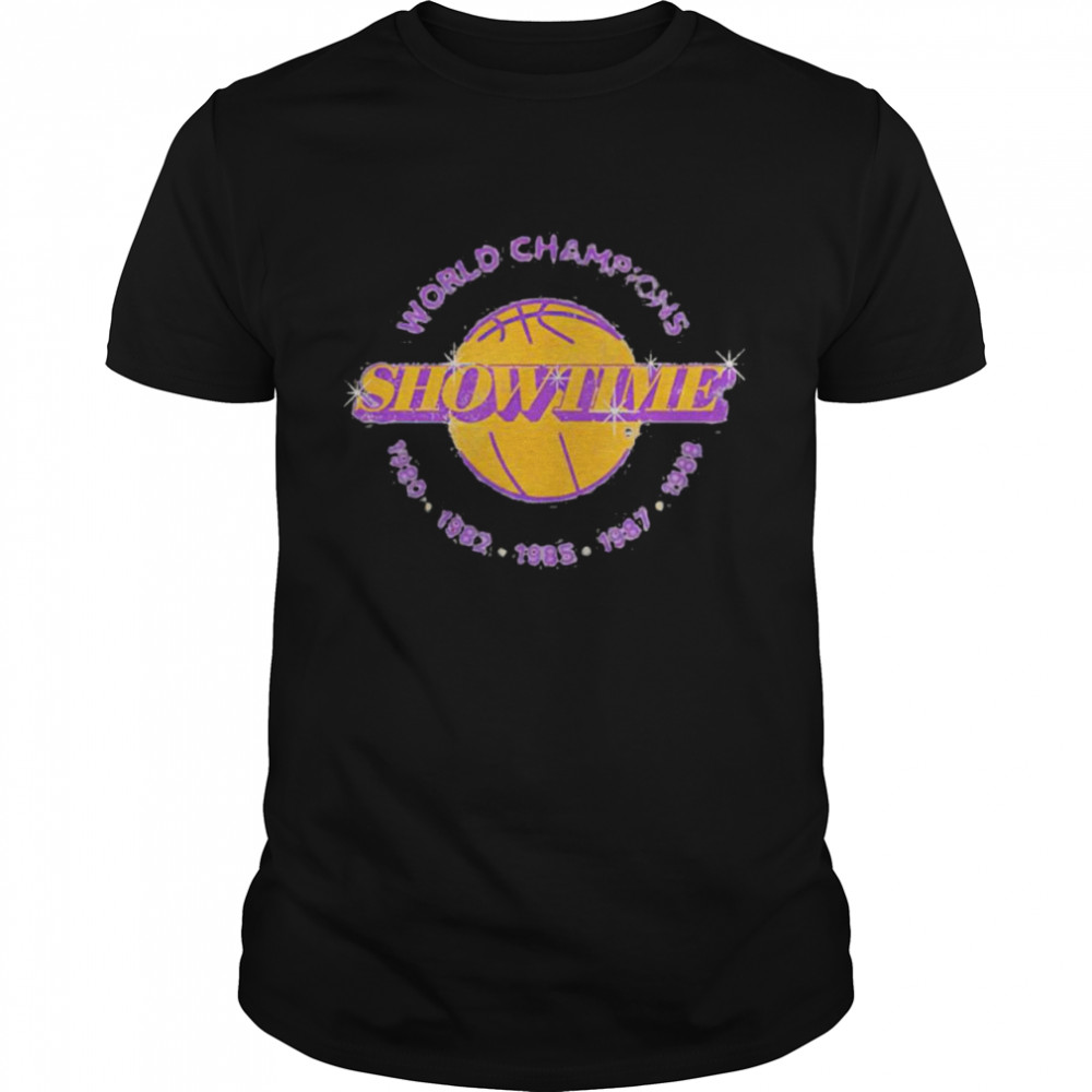 Los Angeles Lakers world champions showtime shirt