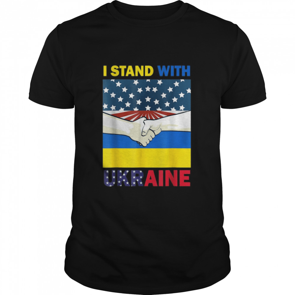 Ukrainian Support Ukraine Flag I Stand With Ukraine Shirt