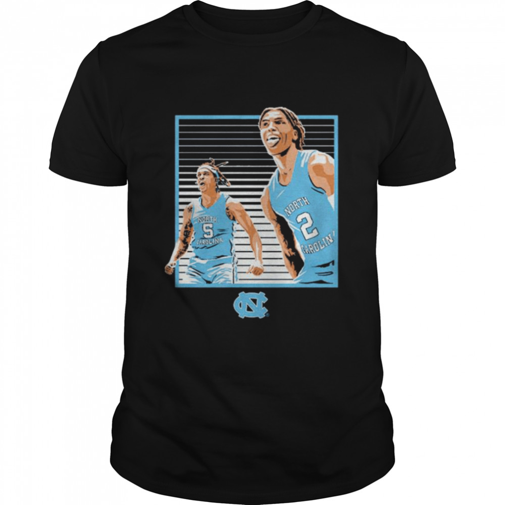 Unc Basketball Armando Bacot And Caleb Love Frame It T-Shirt