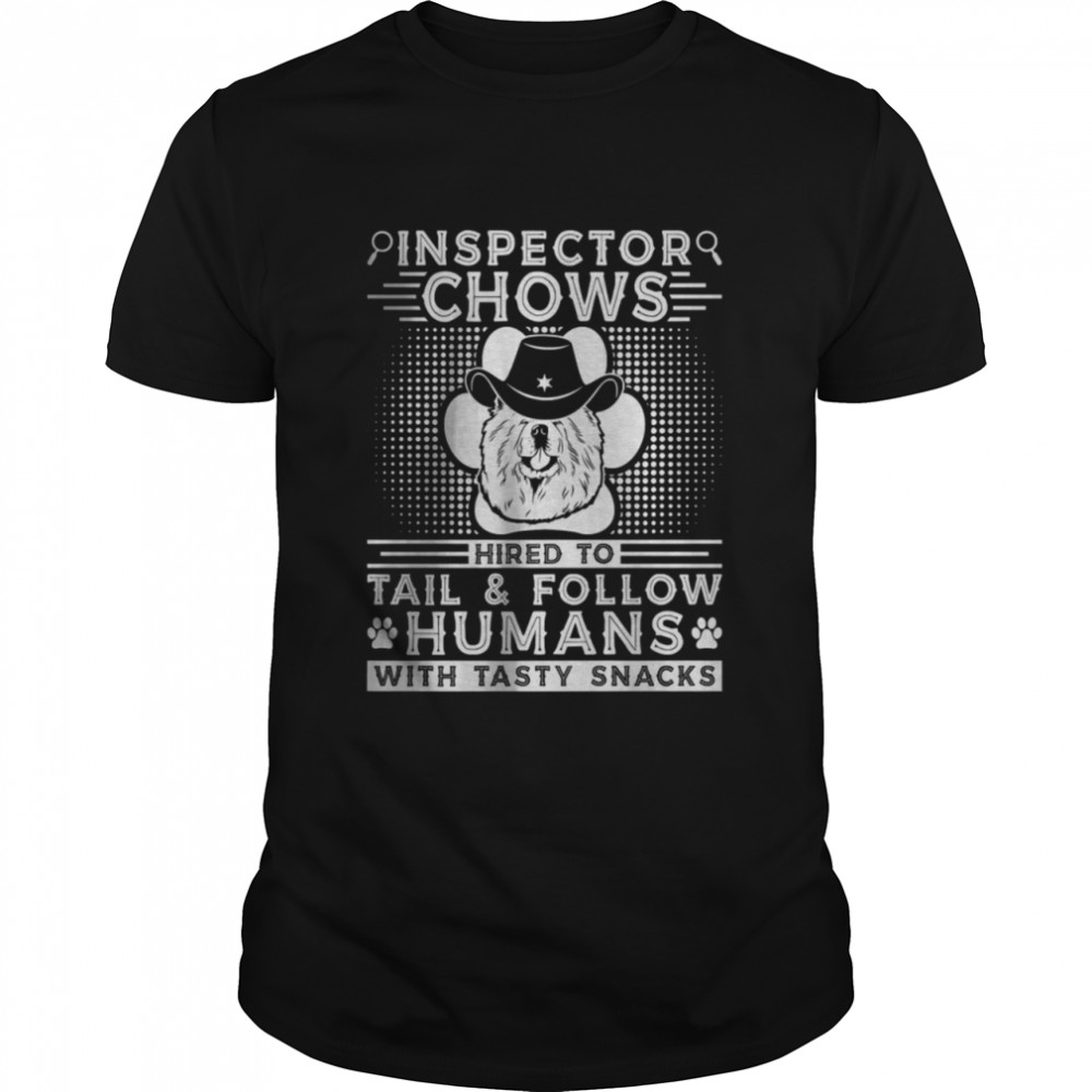 Dog Walker Inspector Chows Sheriff Dog Trainer Chow Chow Premium T-Shirt