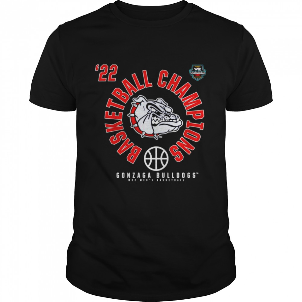 Gonzaga Bulldogs 2022 WCC Men’s Basketball Conference Tournament Champions shirt