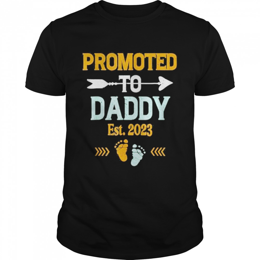 Vintage Promoted To Daddy 2023 Soon To Be New Daddy shirt