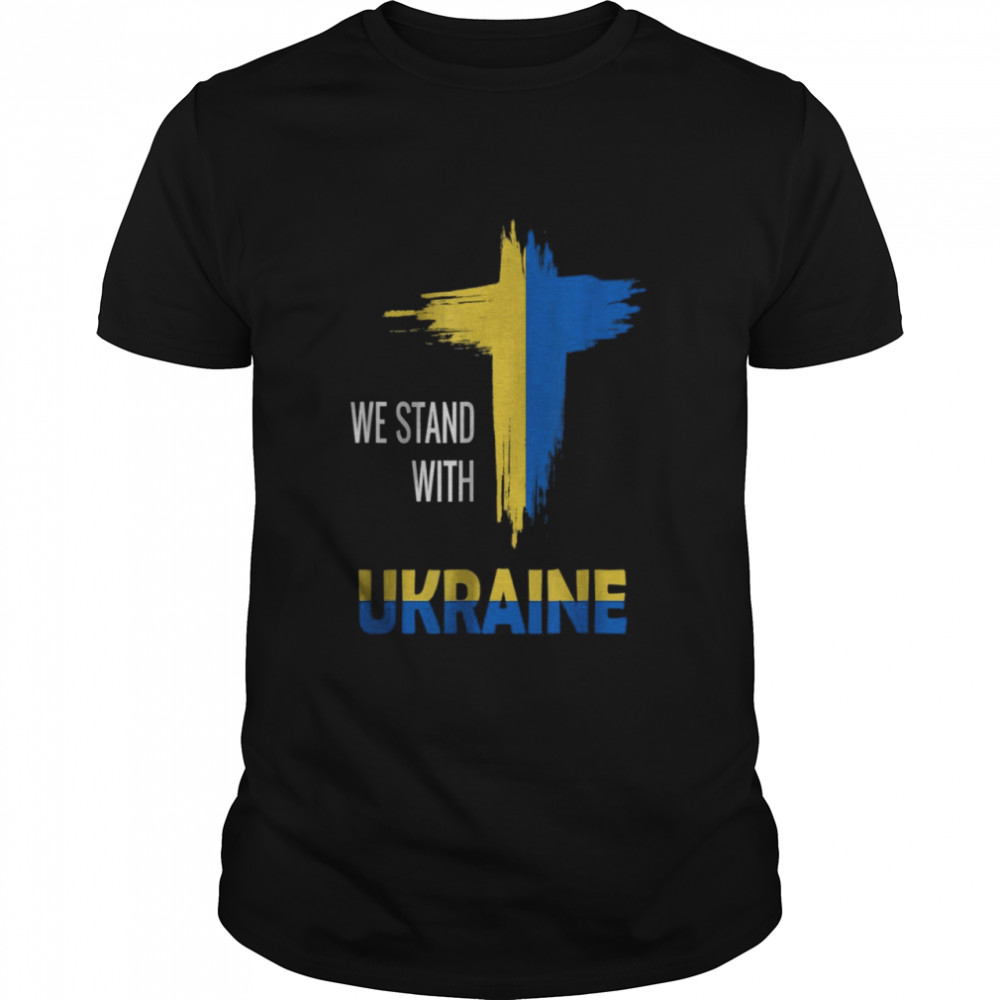 No war! I Stand With Ukraine T- Classic Men's T-shirt