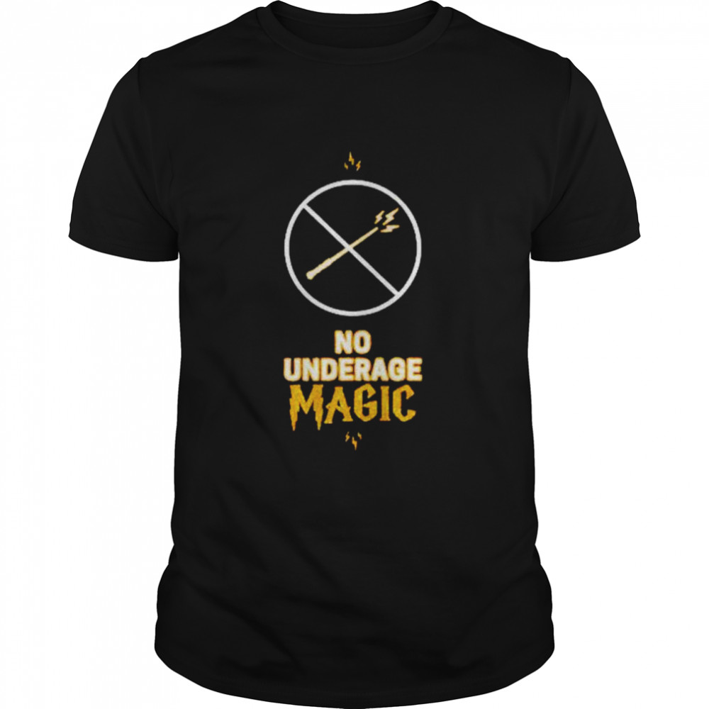 No underage magic shirt Classic Men's T-shirt