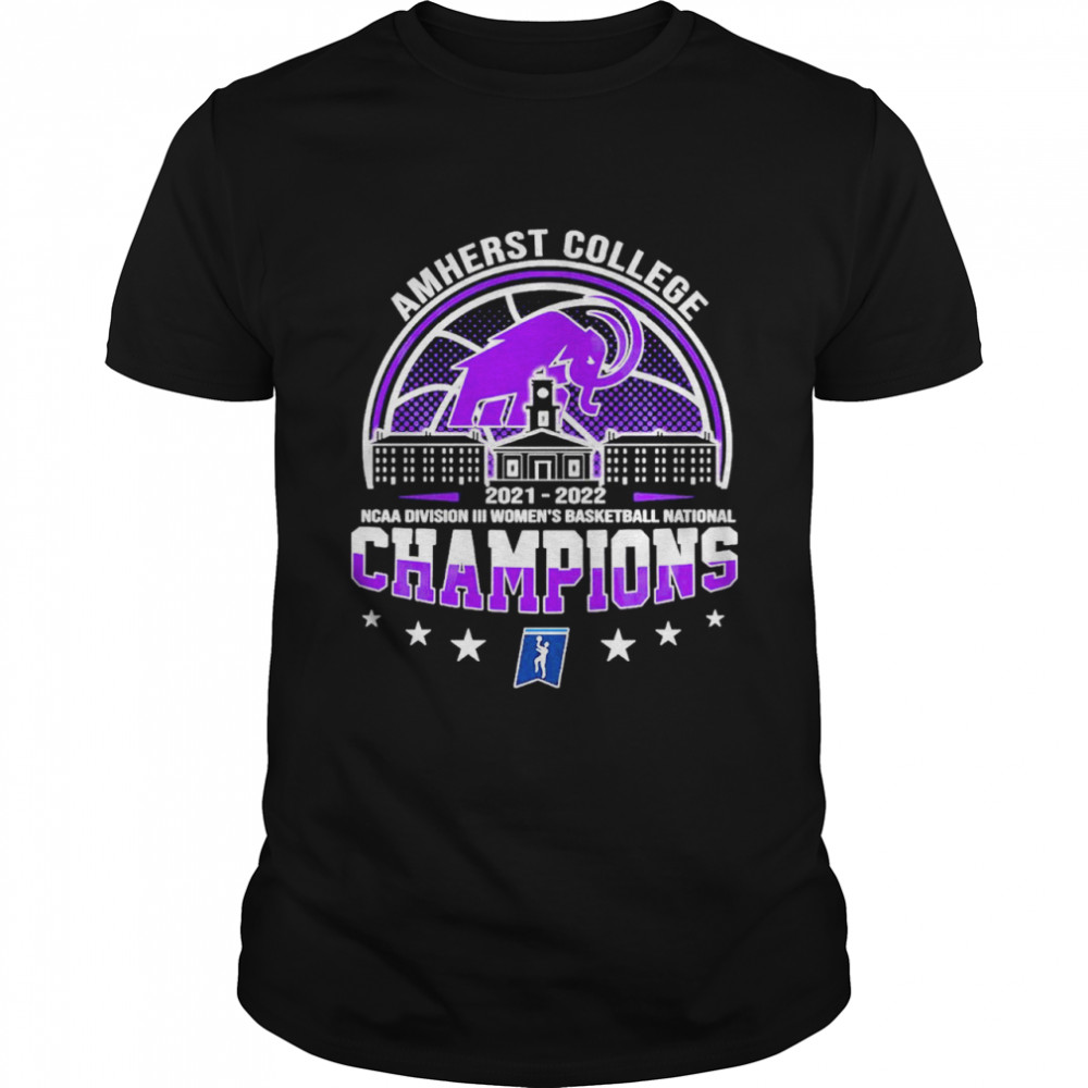 Amherst College 2022 Ncaa Division Iii Women’s Basketball National Champions Shirt