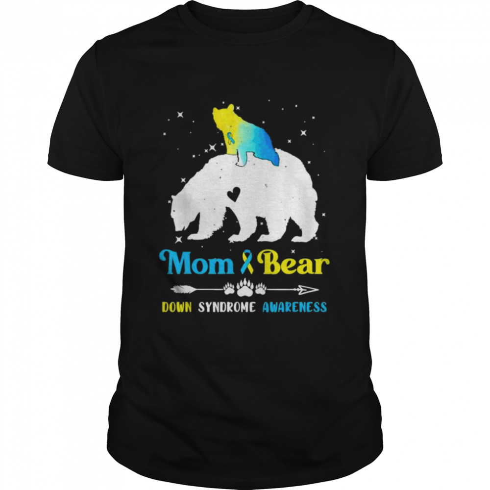 Mom Bear Family Matching Down Syndrome Awareness shirt