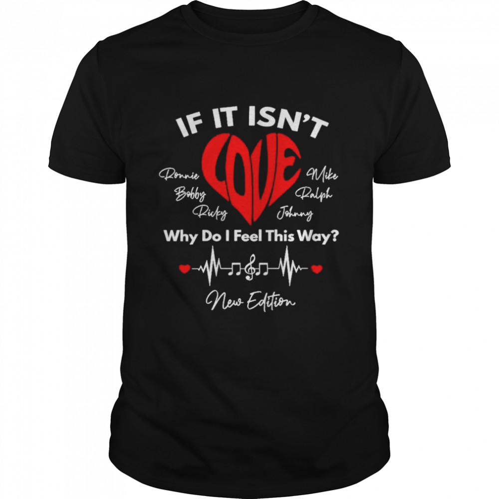 New Edition if it isn’t why do I feel this way shirt