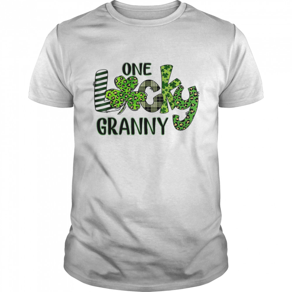 One Lucky Granny Shamrock St Patrick’s Day Shirt