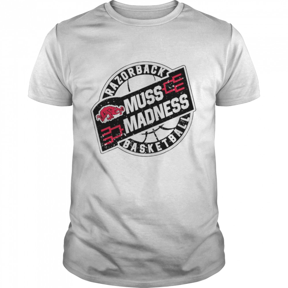 Razorback Muss Madness Basketball logo T-shirt
