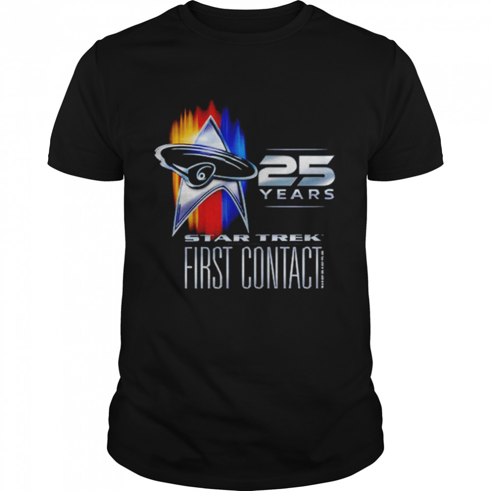 Star Trek First Contact 25Th Anniversary Movie Shirt
