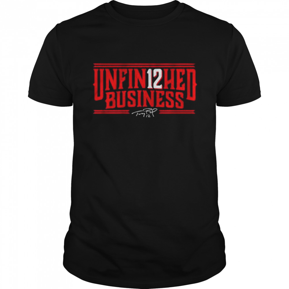 Tom Brady Unfin12Hed Business T-Shirt