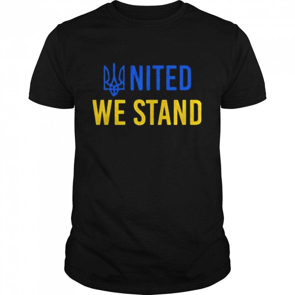 United We Stand Moosic Lackawanna Russia War Stand With Ukraine T-Shirt
