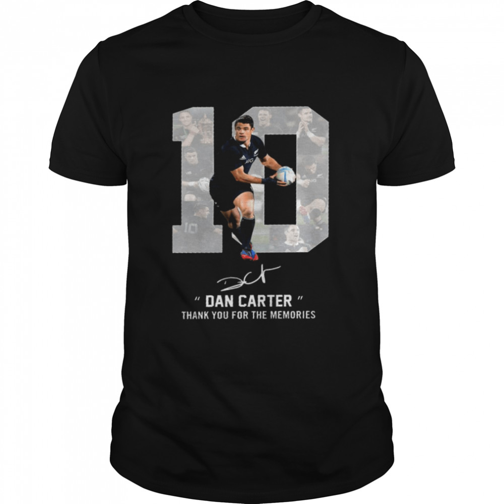10 dan carter thank you for the memories shirt