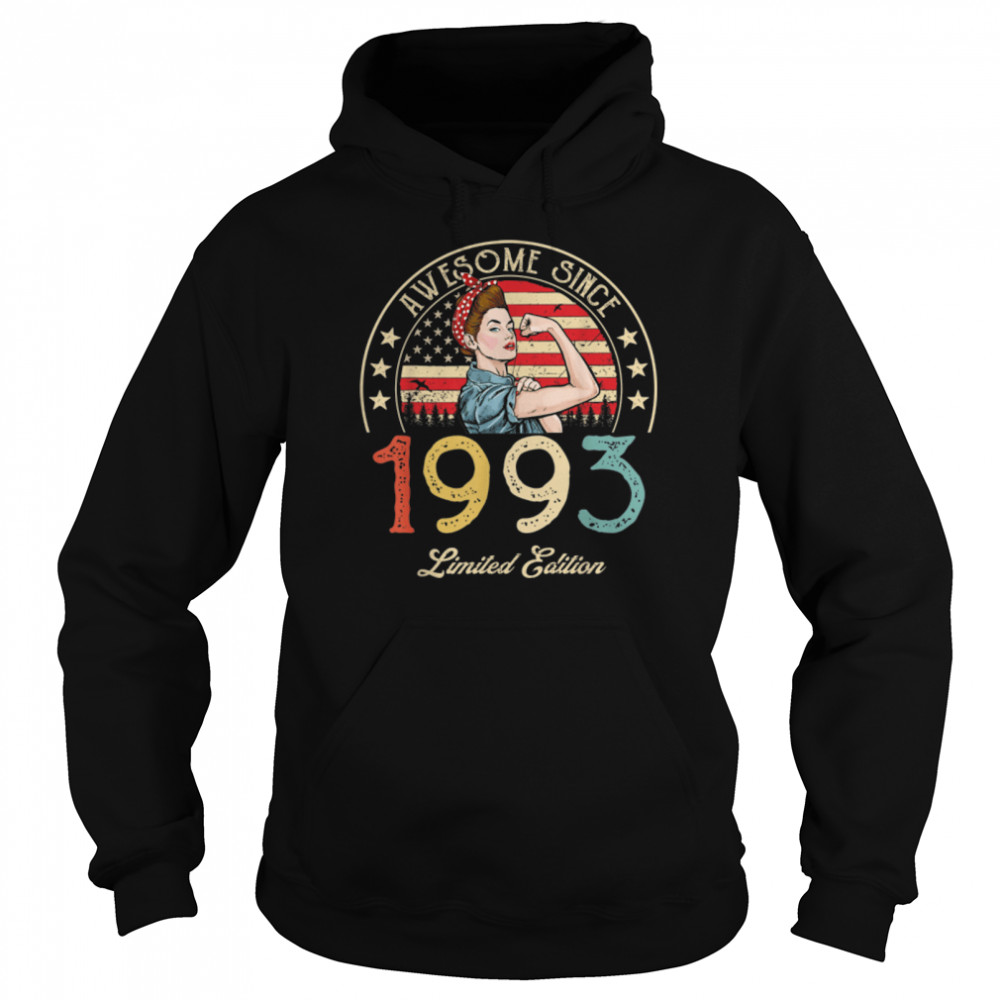 Awesome Since 1993 Vintage 1993 29th Birthday 29 Years Old T- B09VYW8GG9 Unisex Hoodie