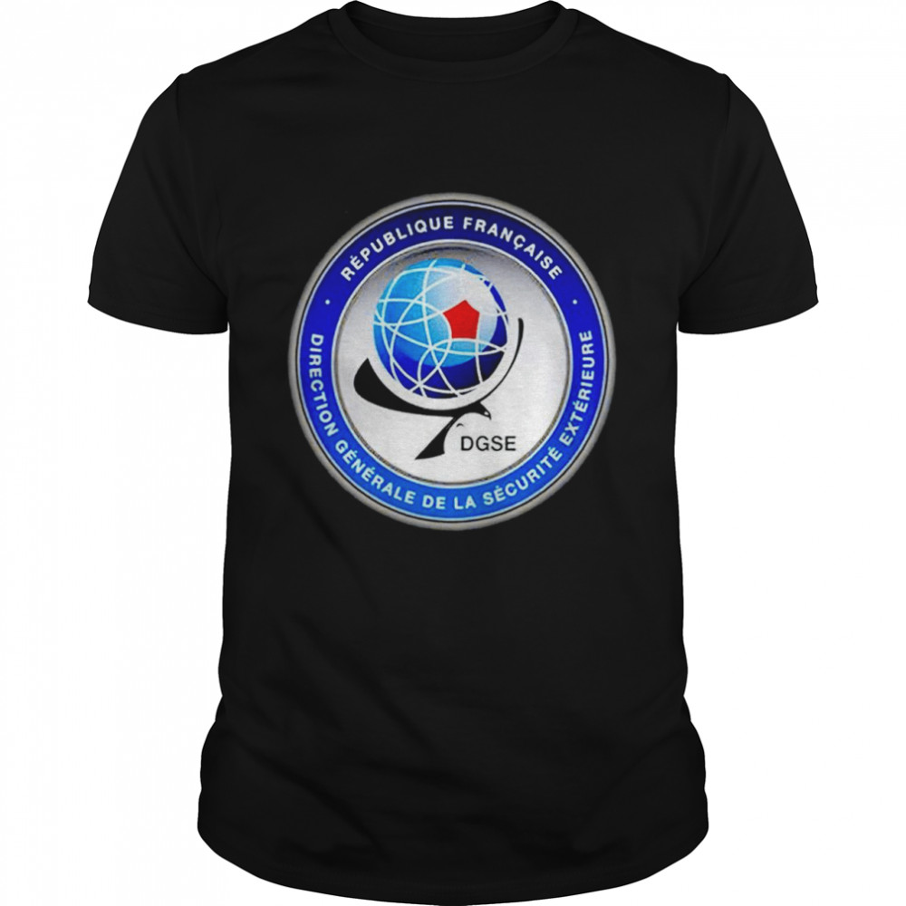 DGSE Direction Generale De La Securite Exterieure Republique Francaise logo shirt