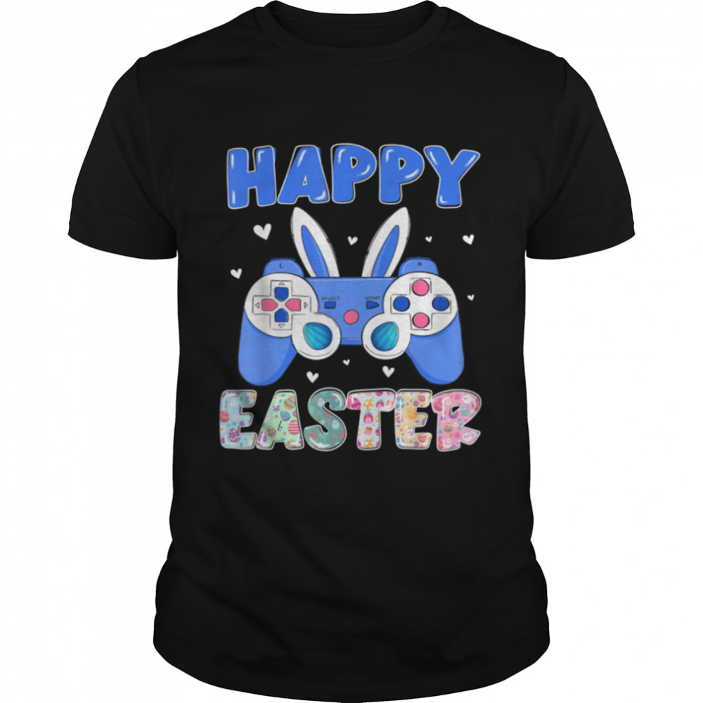 Game Controller Happy Easter Day Gamers Kids Boys T-Shirt B09VYV5D3B