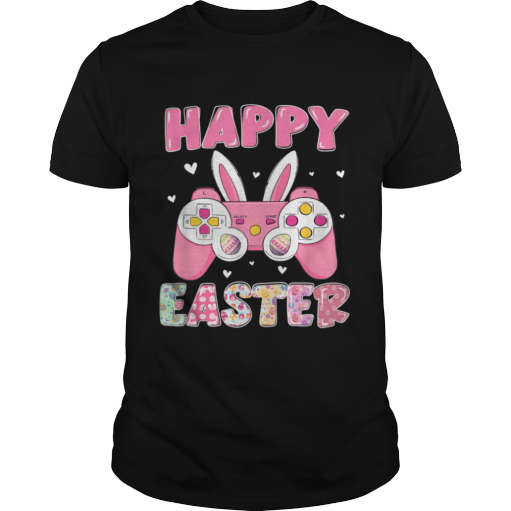 Gamers Kids Girls Boys Game Controller Funny Easter Day T-Shirt B09VYWXTWT