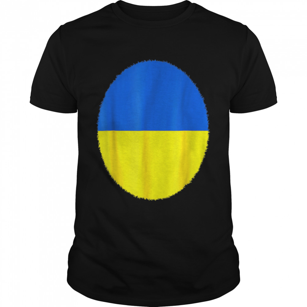 Ukraine Flag Belly Easter Bunny Rabbit Furry Cosplay T Shirt T-Shirt B09Vywl88L