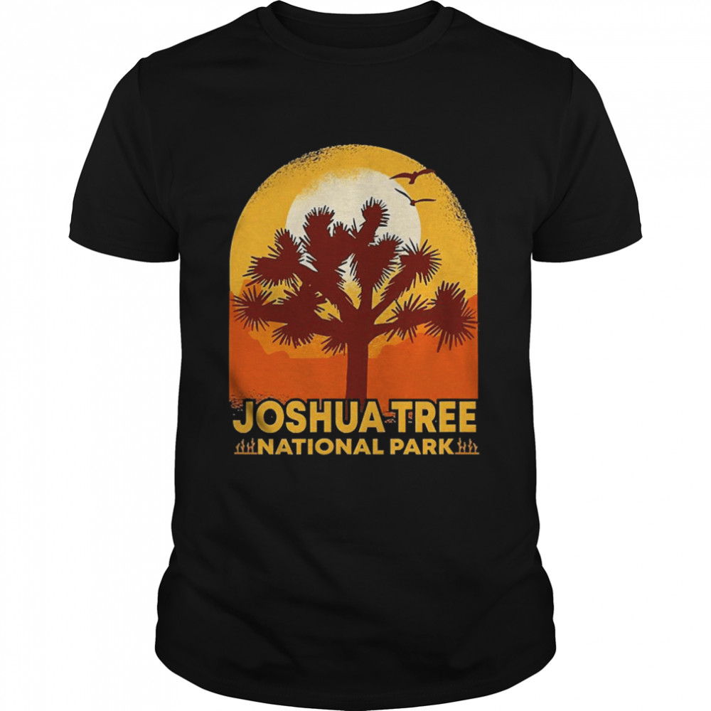 Vintage Joshua Tree National Park Retro Sunset Shirt