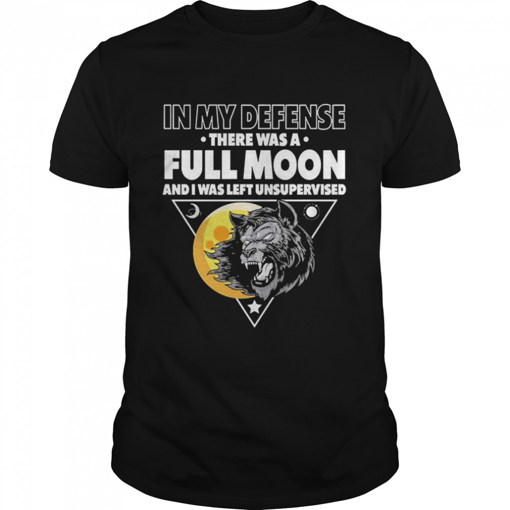 Werewolf Full Moon Werewolf Pullover Shirt