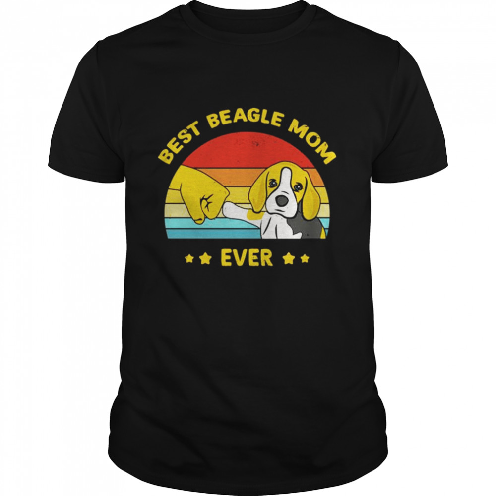Best beagle mom ever vintage shirt