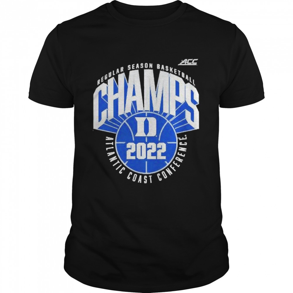 Duke Blue Devils 2022 Pac-12 Men’s Basketball Regular Season Champions Shirt