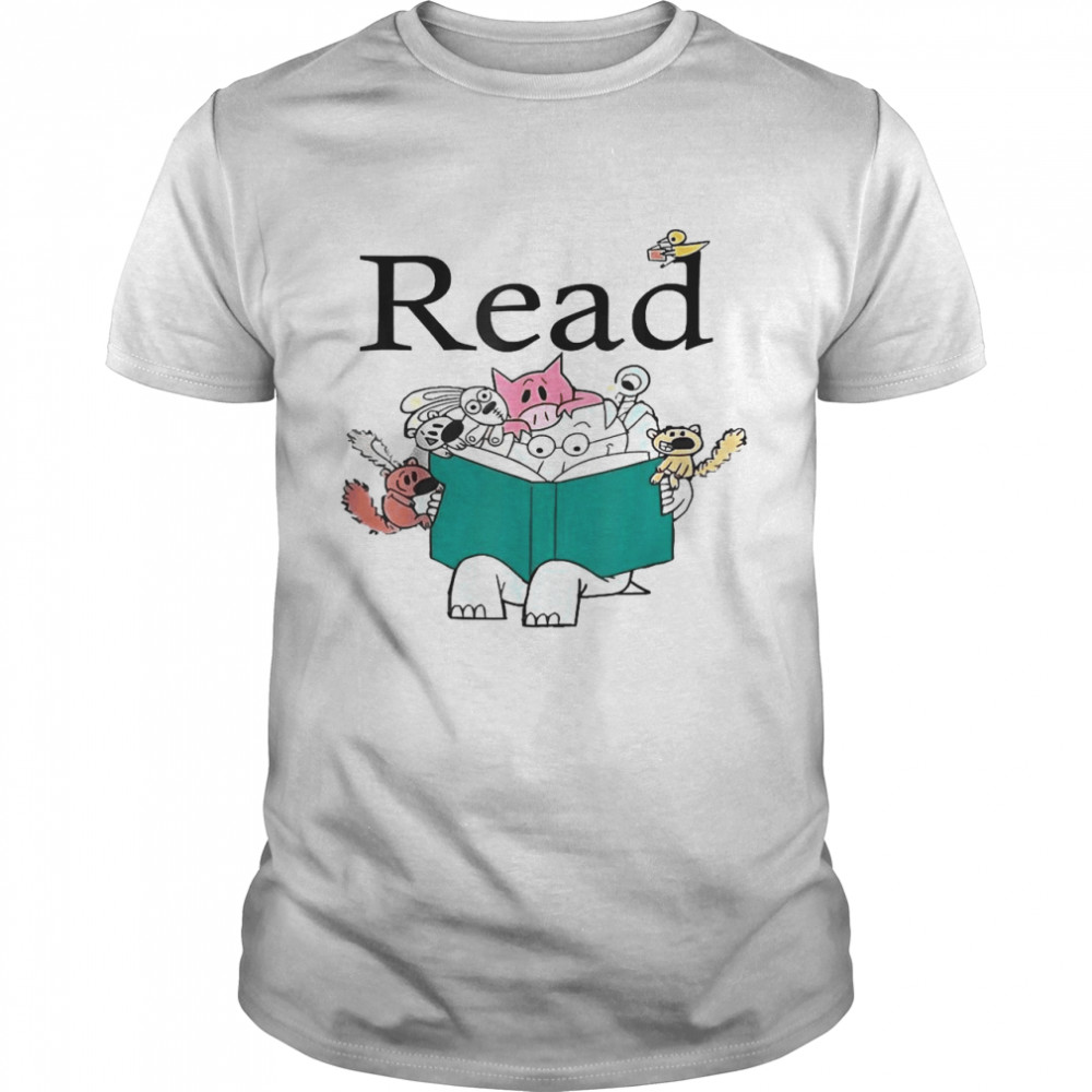 Teacher Library Read Book Club Piggie Elephant Pigeons Shirt