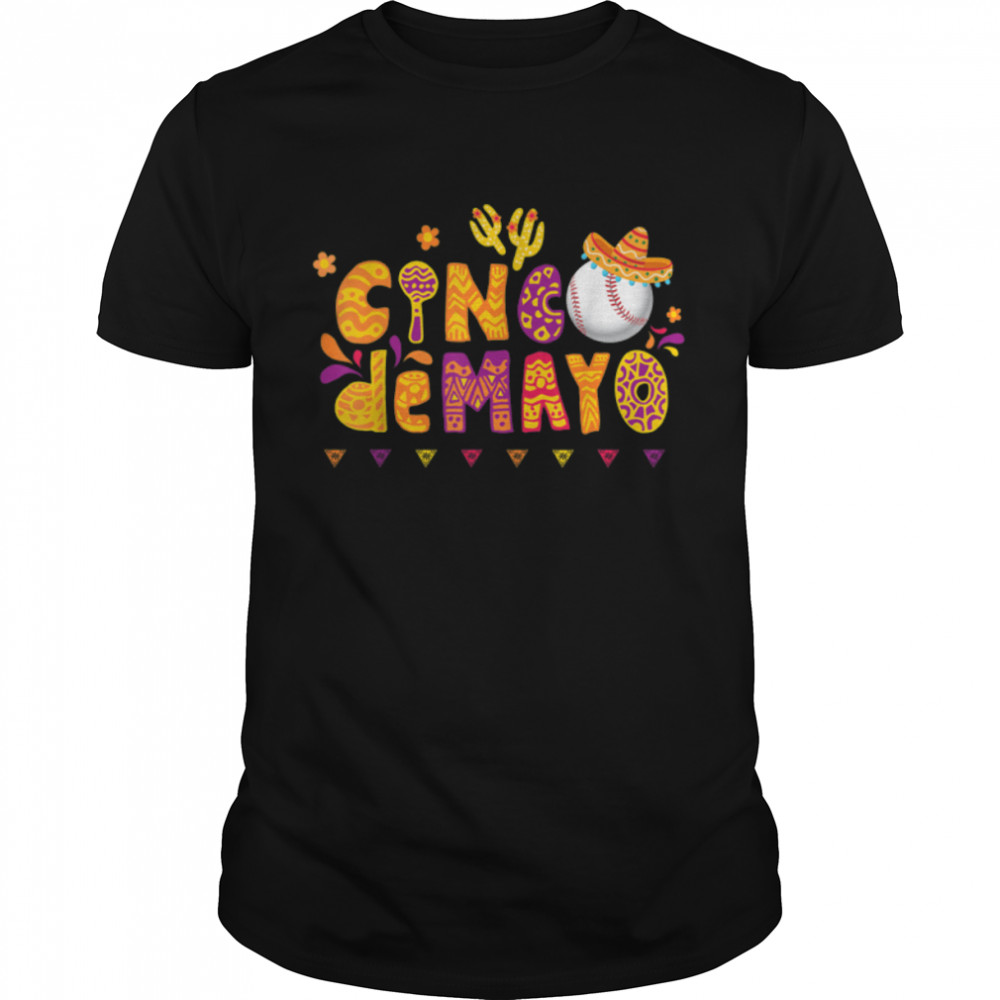 Baseball Taco Sport Cinco De Mayo Mexican Men Women T-Shirt B09W5Pl3B3