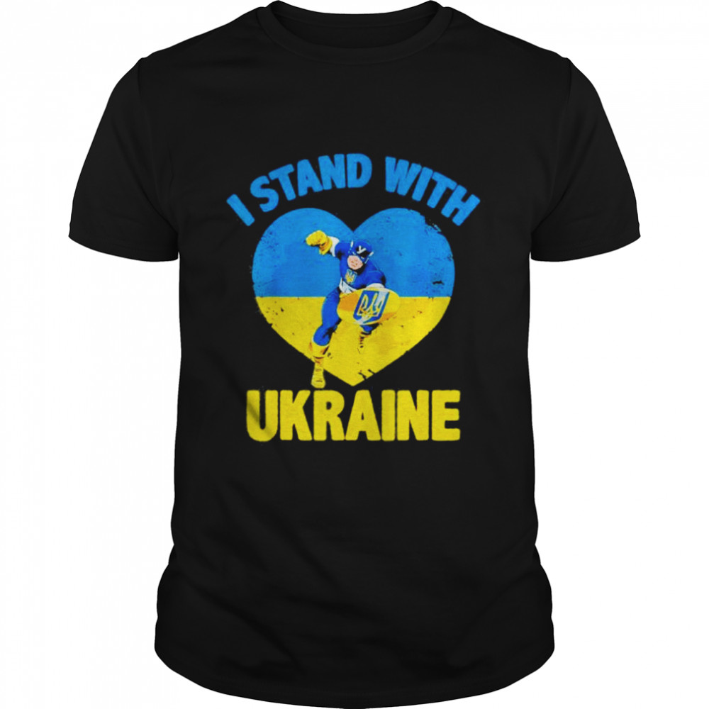 Captain Ukraine Support Ukrainian Flag I Stand With Ukraine Shirt