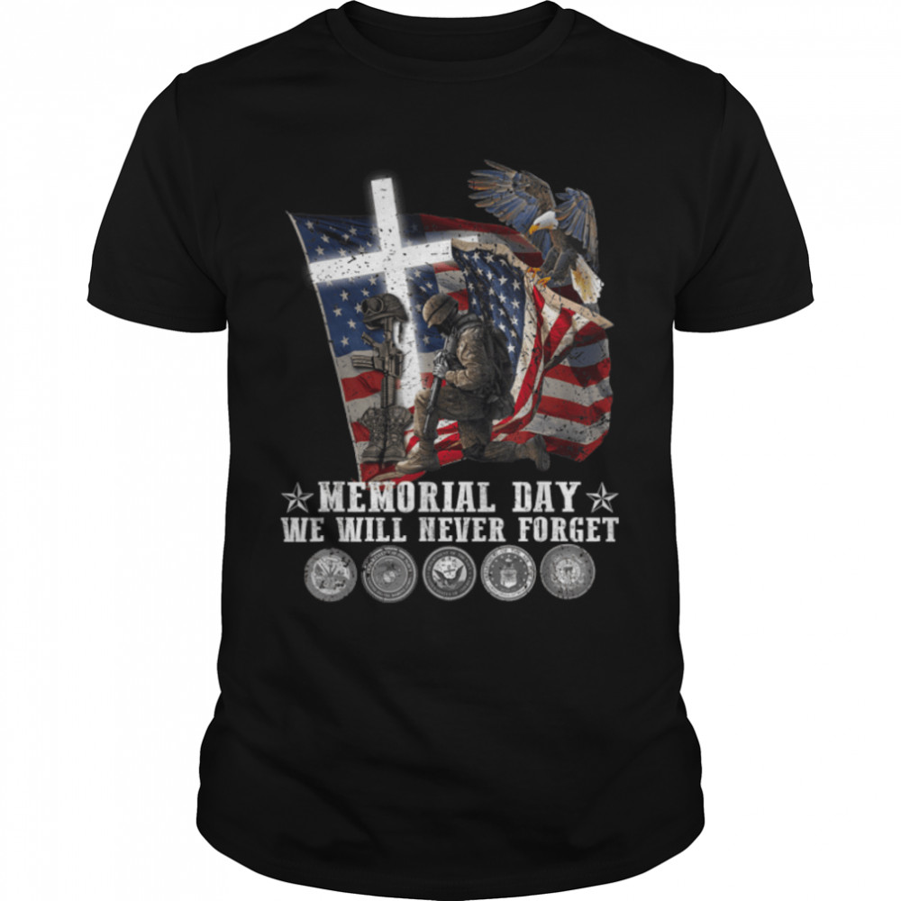 Don't Forget, Memorial Day, Veteran Costume T- B09W5SZL3Q Classic Men's T-shirt