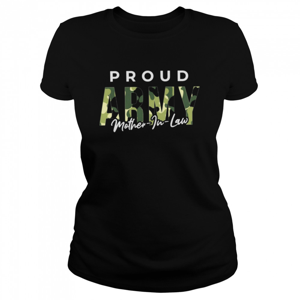 Proud ARMY Mother In Law T-shirt Classic Women's T-shirt