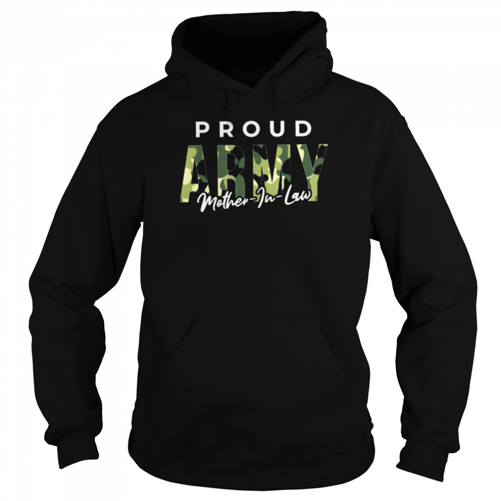 Proud ARMY Mother In Law T-shirt Unisex Hoodie