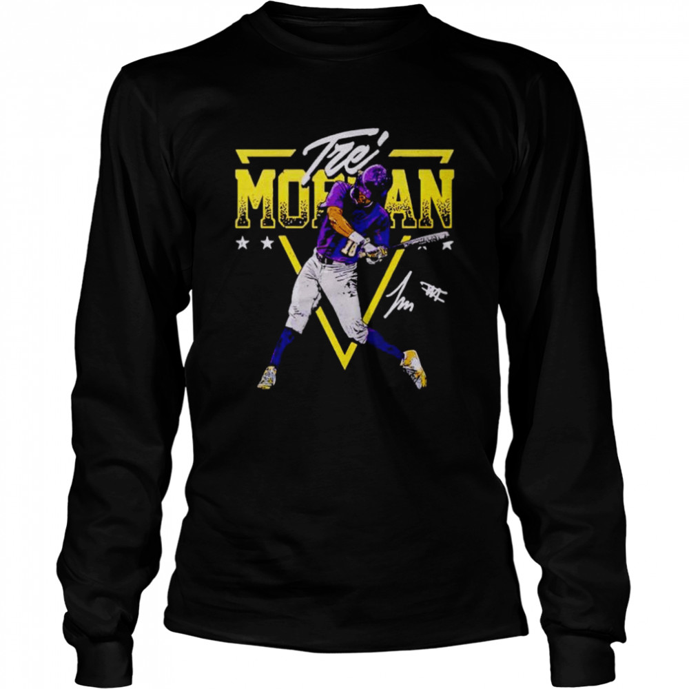 Tre Morgan Baseball Tee Shirt  Louisiana NIL Men's Baseball T