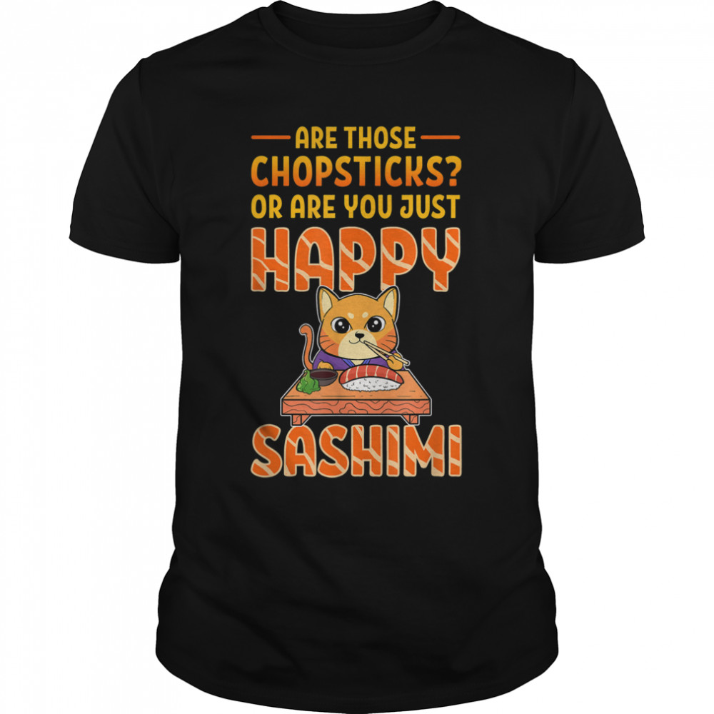 Anime Sushi Cat T-Shirt B09W63Jl7Y