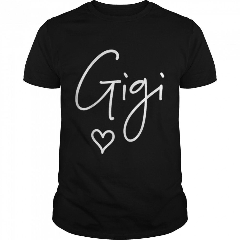 Gigi Grandma Name Women Christmas, Mother's Day, Birthday T-Shirt B09W5YL88Z