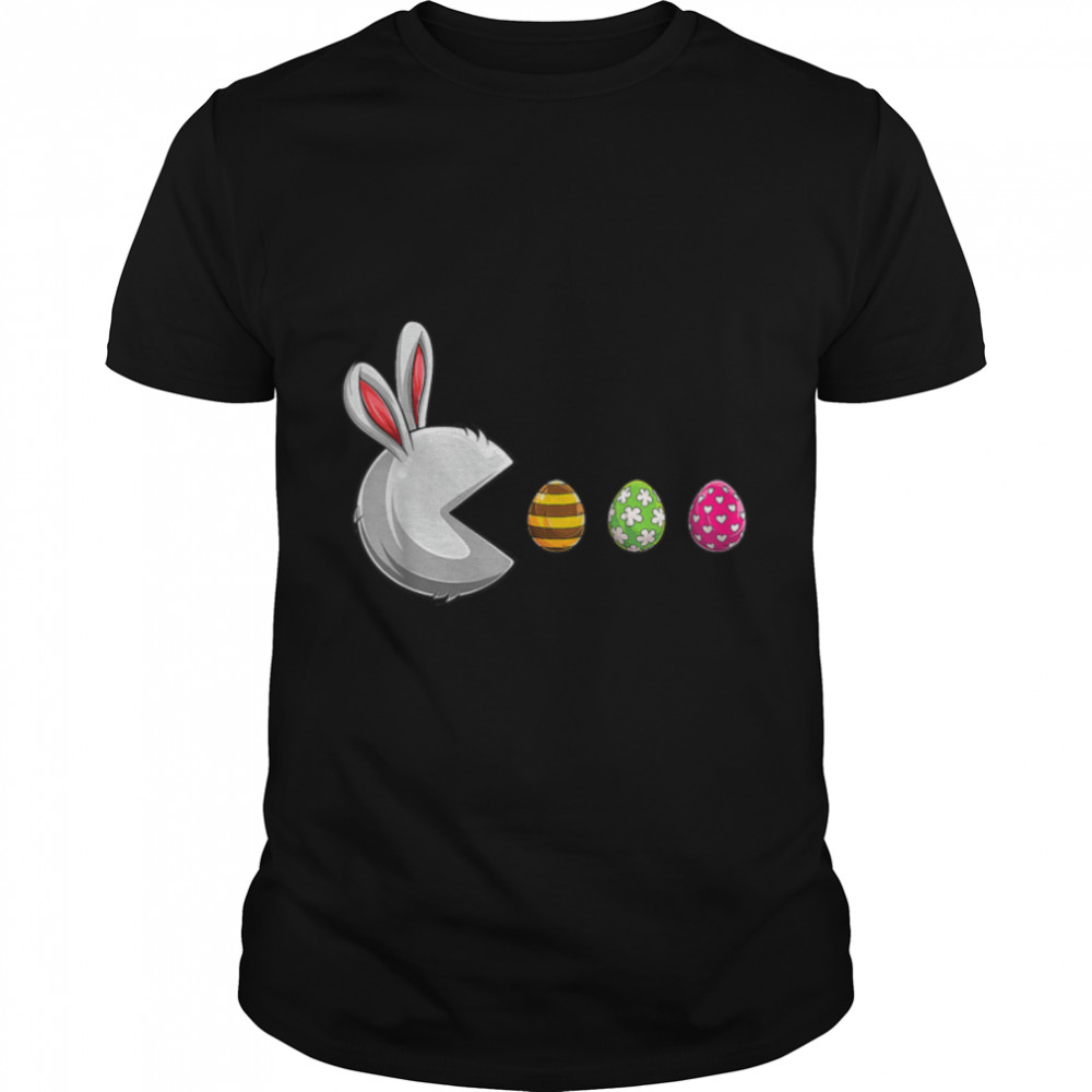 Happy Easter Day Bunny Egg funny Boys Girls Kids Easter T-Shirt B09W95CKWB